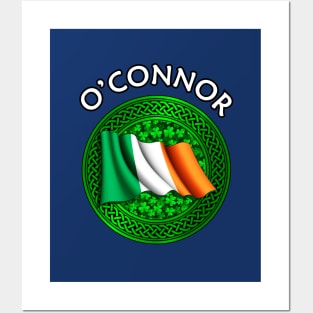 Irish Flag Shamrock Celtic Knot - O'Connor Posters and Art
